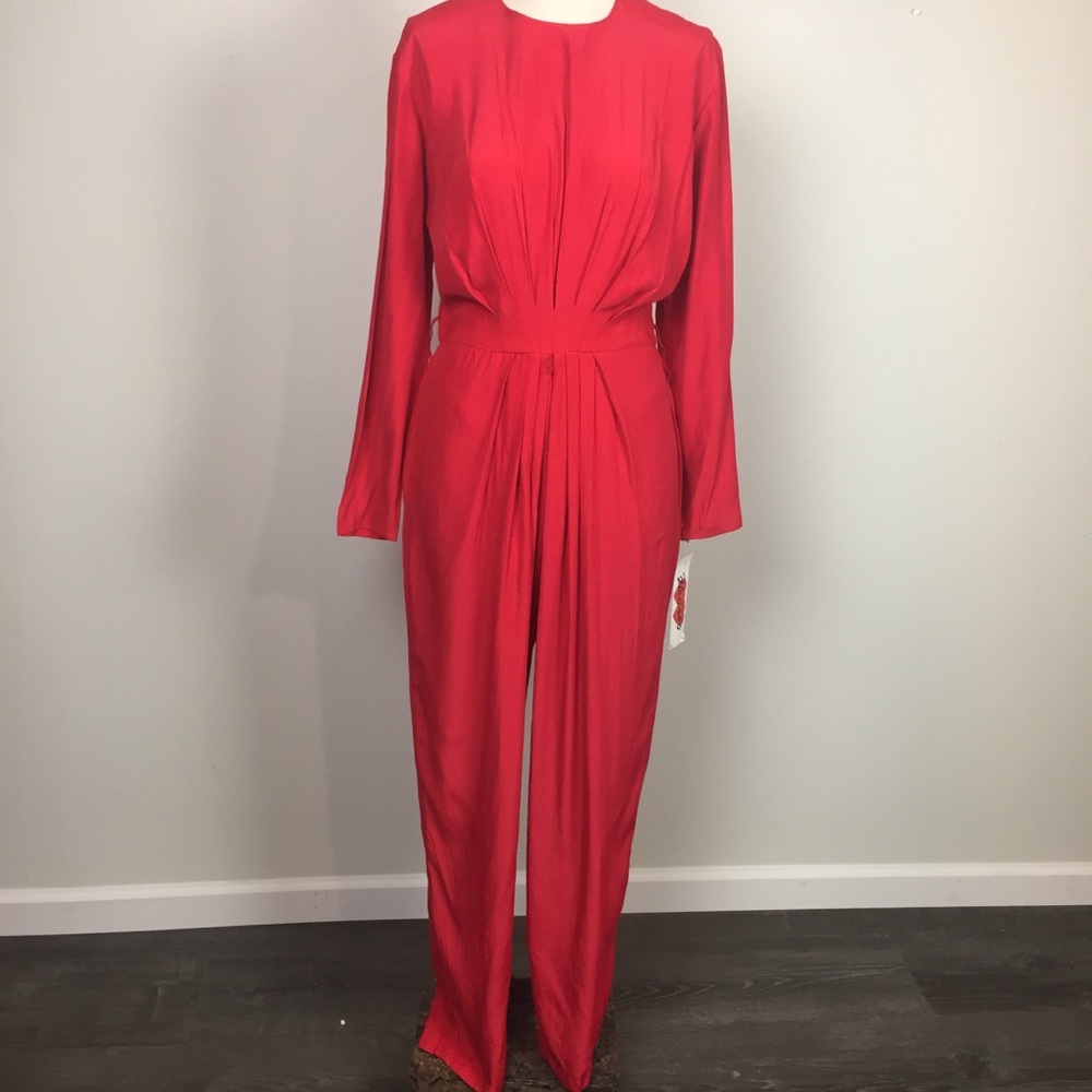 NWT Vintage Red Jumpsuit